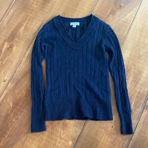 Loft navy sweater  
